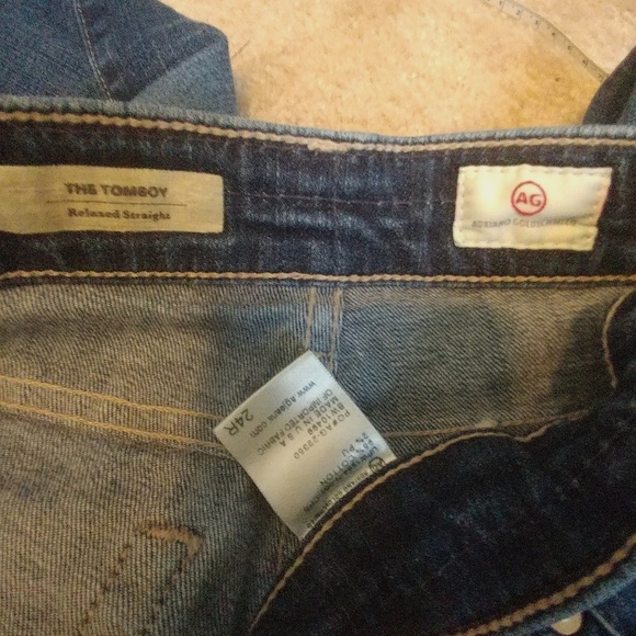 AG Adriano Goldschmeid Tom Boy relaxed Jeans 24 - Picture 2 of 5
